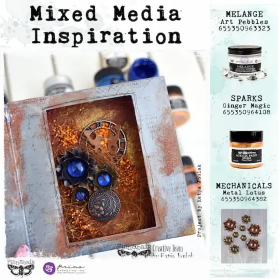 Finnabair&reg; Art Alchemy Sparks Acrylic Paint, 1.7oz. Ginger Magic {4}