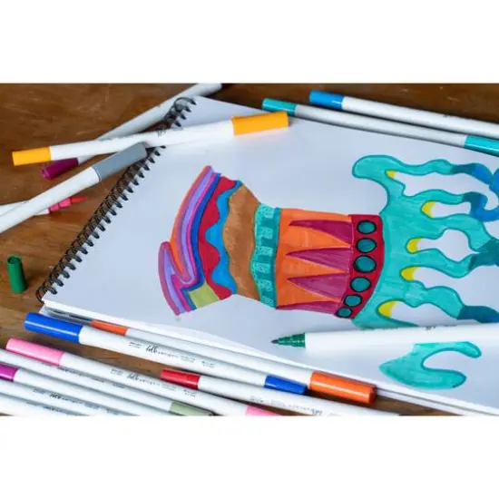 Hello, Artist!&trade; 20-Piece Dual Brush Marker Set {7}