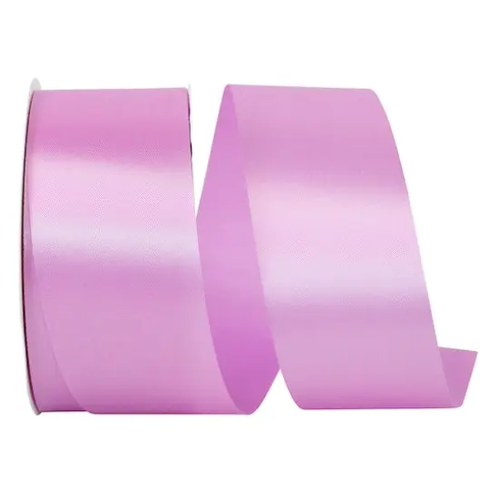 JAM Paper 1.875" x 50yd. Single Face Satin Allure Ribbon Purple Haze {1}