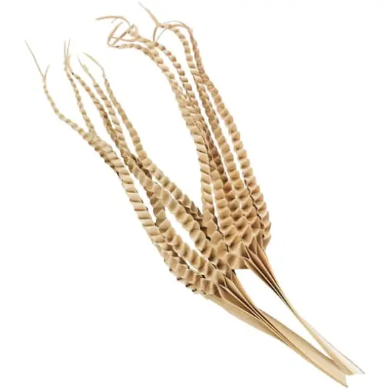 32" Beige Dried Plant Palm Leaf Natural Foliage {3}