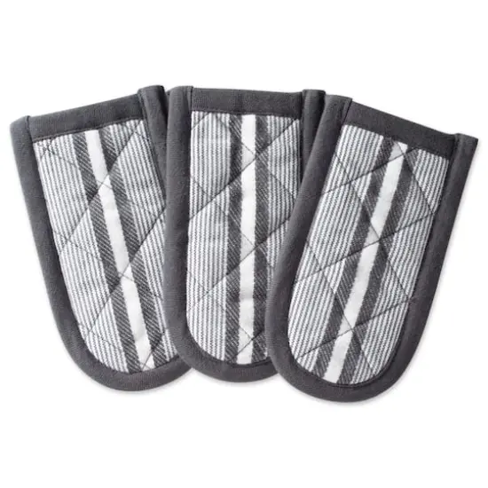 DII&reg; Chef Stripe Pan Handles, 3ct. Mineral Gray {1}