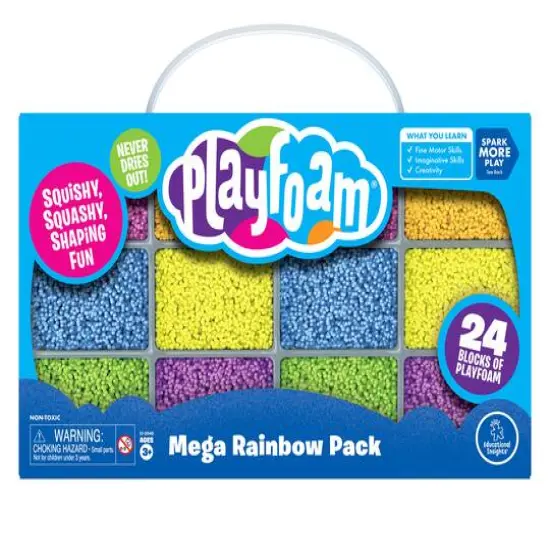 Educational Insights Playfoam Mega Rainbow Pack {5}