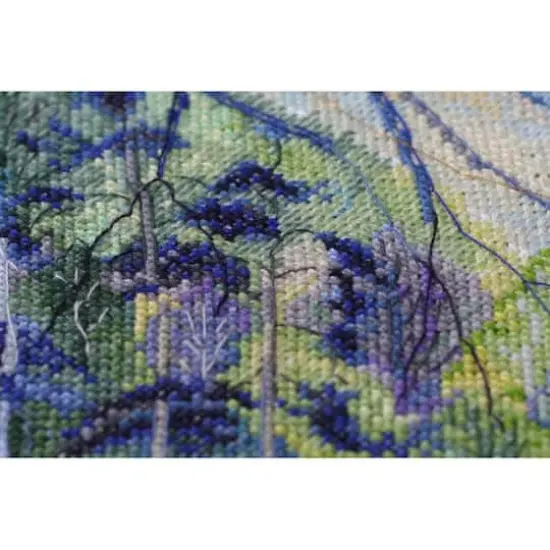 Abris Art Dawn Over the River Counted Cross Stitch Kit {4}