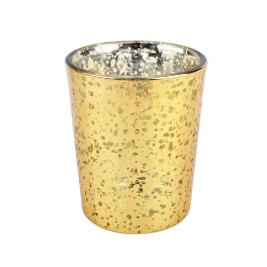 2.5" Mercury Glass Votive Holders, 6ct. by Ashland&reg; Gold {5}