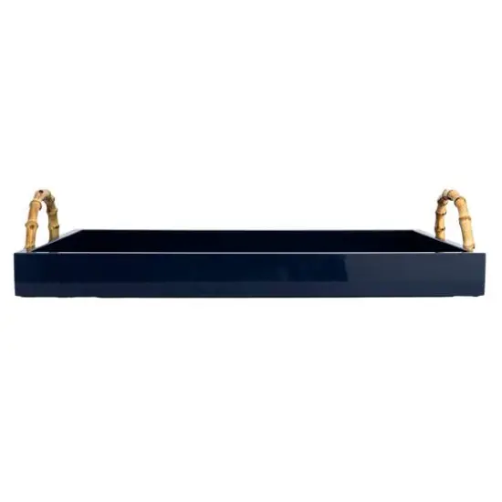 Hello Honey&reg; 21.5" Wide Nautical Bamboo Tray {9}