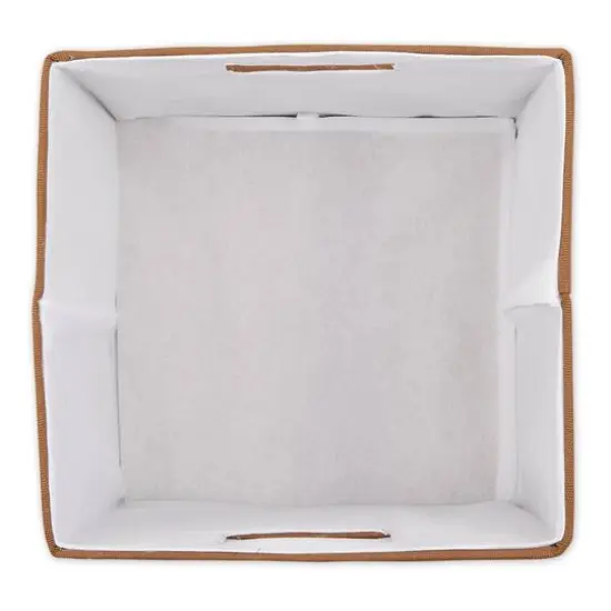 DII&reg; 11" Polyester Solid Storage Cube Cinnamon {7}