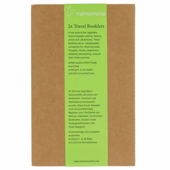Hahnem&uuml;hle Travel Booklet Set, 5.3" x 8.2" {6}