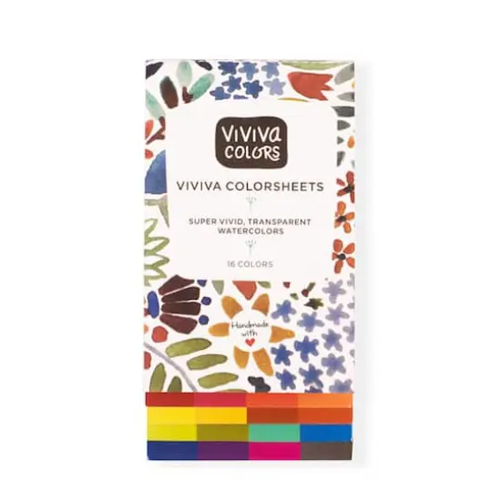 Viviva Colorsheet Original Single 16-Color Watercolor Set {3}