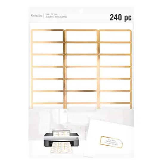 Gold Address Label Stickers by Recollections&trade; {4}