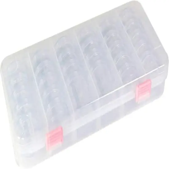 Everything Mary Large Plastic Bead Storage Box with 28 Jars {9}