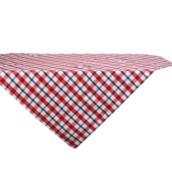 DII&reg; 40" American Plaid Tablecloth {1}