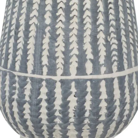 White Stoneware Farmhouse Vase {4}