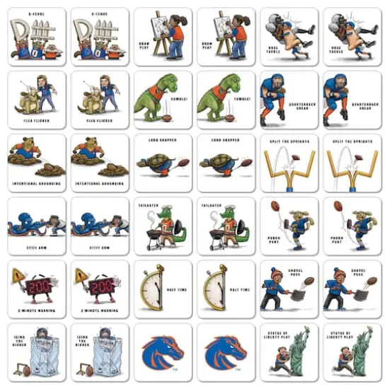 College Team Licensed Memory Match Game Boise State Broncos {4}