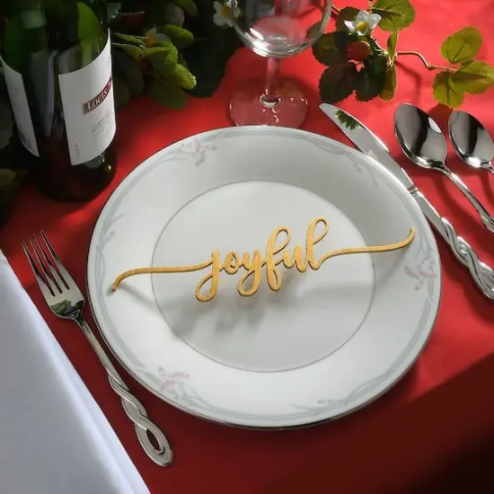 10" Christmas Place Setting Message D&eacute;cor, 6ct. {5}