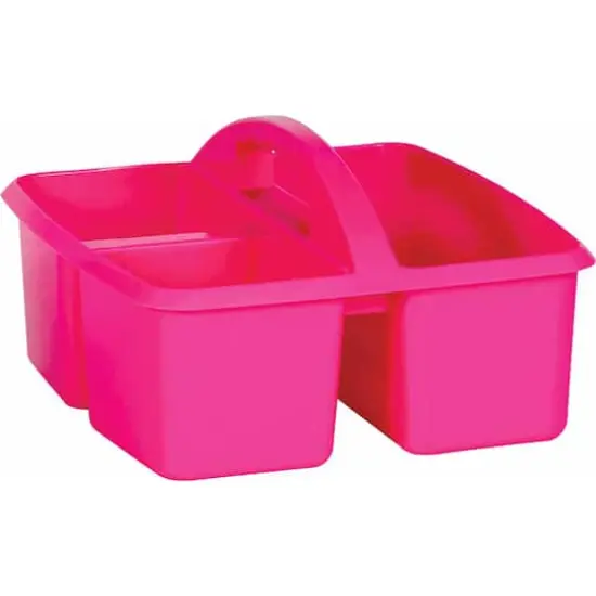 Teacher Created Resources Plastic Storage Caddy, 6ct. Pink {1}
