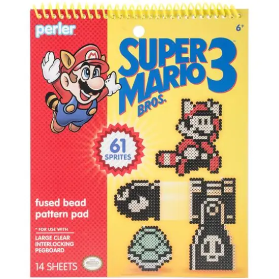 Perler&trade; Super Mario Bros. 3&trade; Fused Bead Pattern Pad, 14 Sheets {1}
