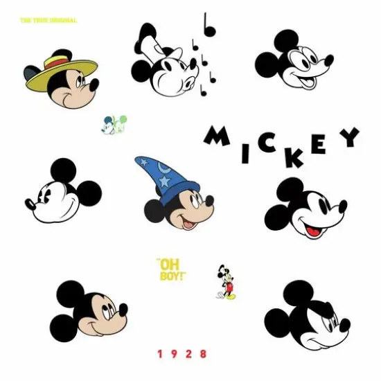 RoomMates Mickey Mouse Classic 90th Anniversary Peel & Stick Wall Decals {3}