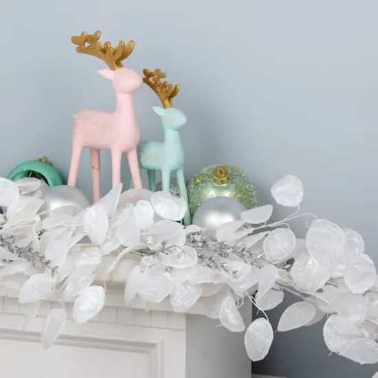 4ft. Winter Frost White Garland {3}