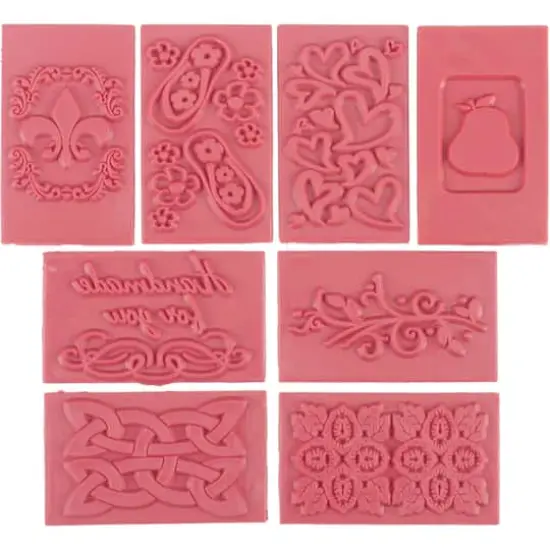 Life of the Party Soap Embossing Rectangle Stamp Set, 8ct. {3}