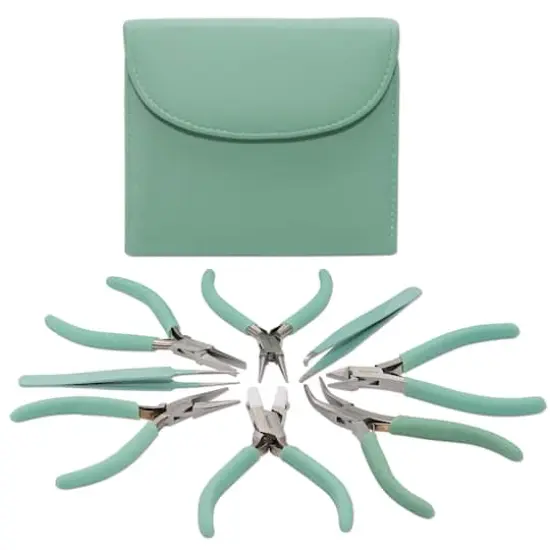 The Beadsmith&reg; Beader's Tool Set Aqua {4}