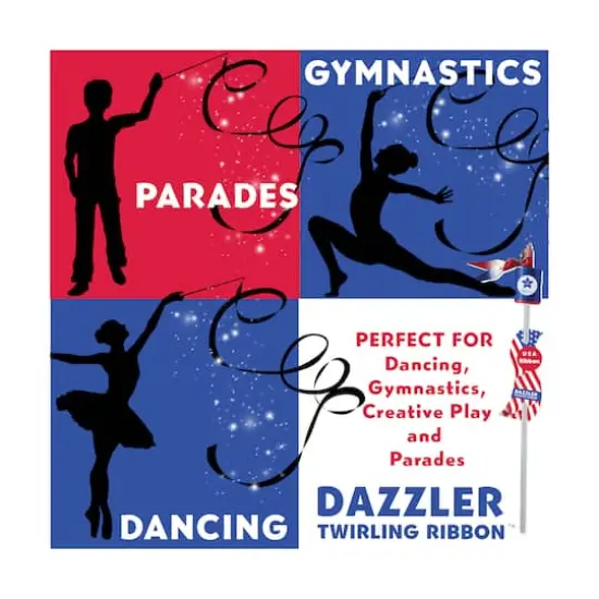 USA Dazzler Twirling Ribbon {4}