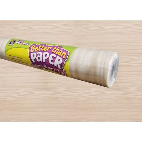 Teacher Created Resources Better Than Paper&reg; Light Maple Wood Design Bulletin Board Roll, 4ct. {1}