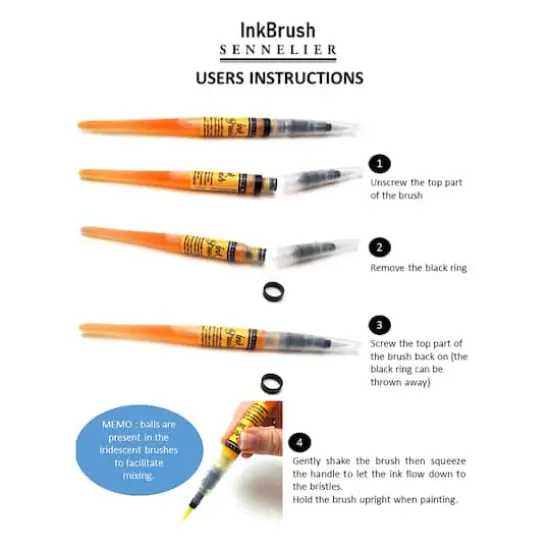 Sennelier Abstract&reg; Ink Brush Pen Pthalo Turquoise {9}