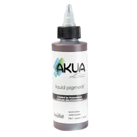 Speedball&reg; Akua&trade; Liquid Pigment, 4oz. Burnt Umber {1}