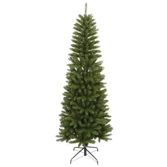 6.5ft. Unlit Slim Artificial Christmas Tree {1}