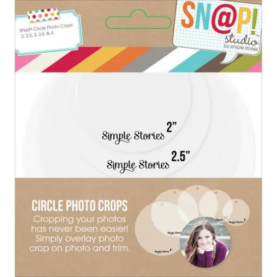 Simple Stories Sn@p!&trade; Circle Photo Crops {3}
