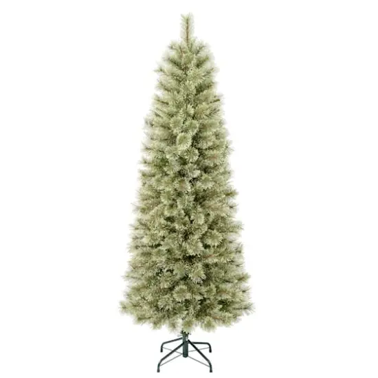 6ft. Unlit Artificial Arcadia Pine Cashmere Christmas Hinged Tree  {1}