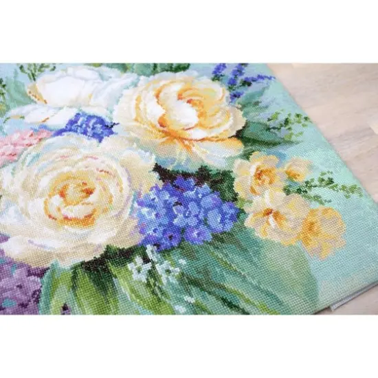 Luca-s Floral Bouquet Counted Cross Stitch Kit {5}