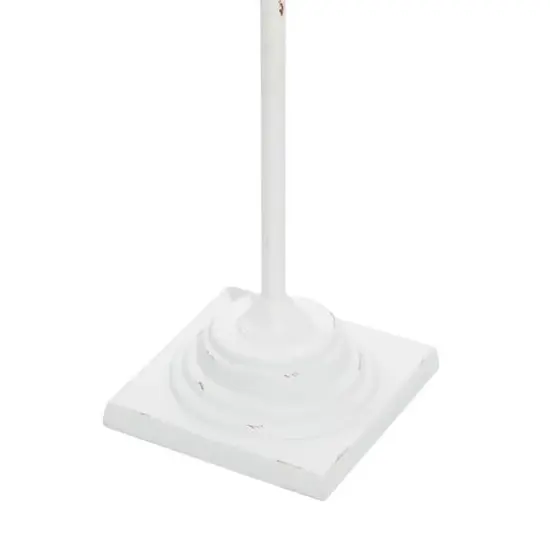 White Metal Farmhouse Easel, 56" x 13" x 8" {7}