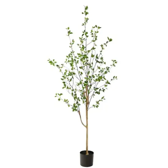 6.5ft. Potted Minimalist Citrus Artificial Tree {1}