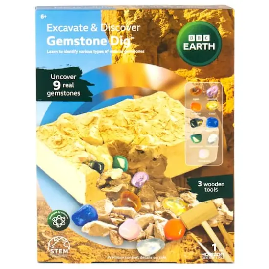 BBC Earth Excavate & Discover Gemstone Dig {1}