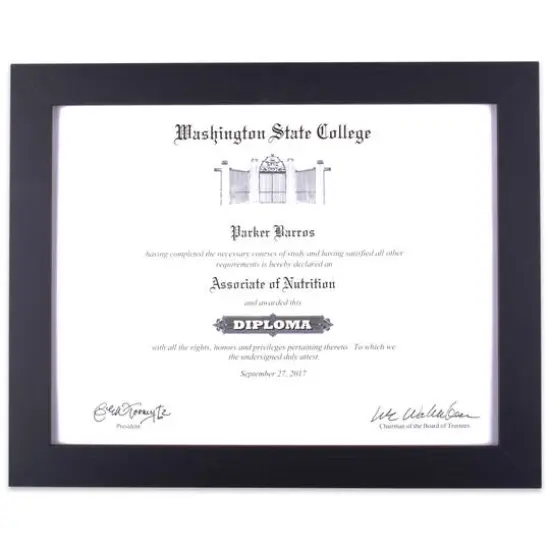 DII&reg; Black 8.5" x 11" Document Frame {6}