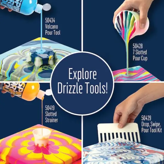 FolkArt&reg; Drizzle&trade; Flash Pour Fluid Pouring Acrylic Paint Cosmo Flash {9}