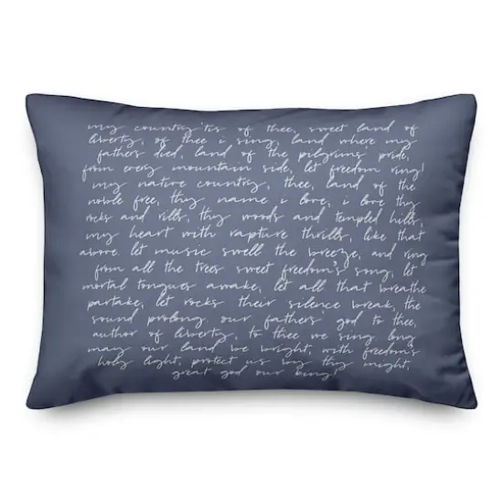 My Country Tis of Thee Throw Pillow {1}