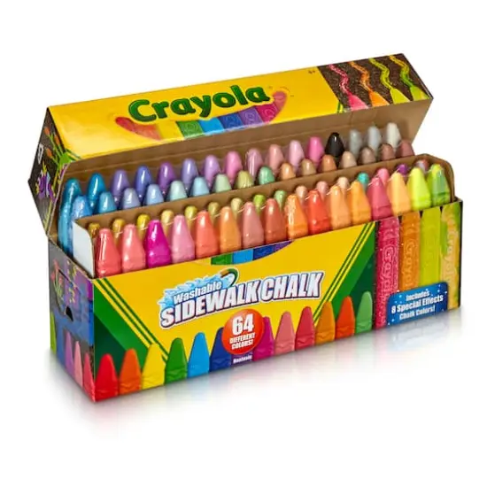 Crayola&reg; Ultimate Washable Sidewalk Chalk 64 Color Set {4}