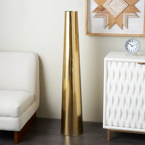 48" Glam Gold Tall Stainless Steel Vase {3}