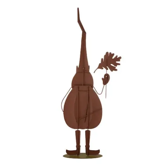 48" GlitzHome&reg; Metal Gnome Standing D&eacute;cor {4}