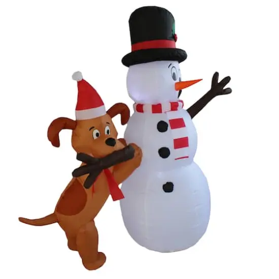 5ft. Inflatable Ugly Sweater Party Penguin {5}