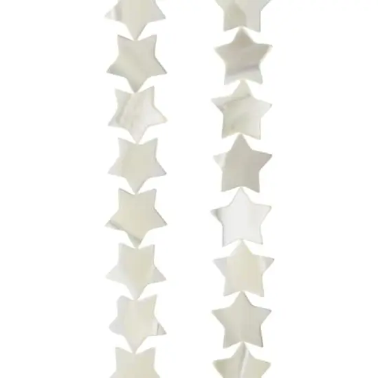 Natural White Shell Star Beads, 10mm by Bead Landing&trade; {1}