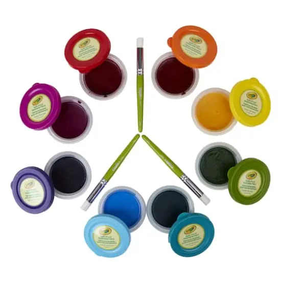 Crayola&reg; Spill-Proof Washable Paint Kit {8}