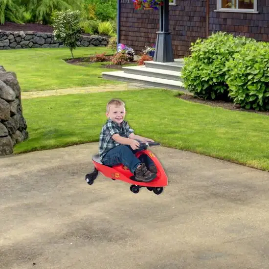 Toy Time Fire Truck Ride-On Wiggle Car {3}