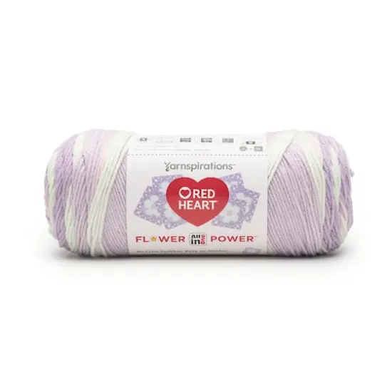 Red Heart&reg; All in One&trade; Flower Power&trade; Yarn Wisteria {1}