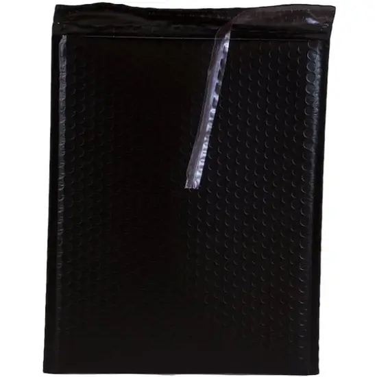 JAM Paper 9" x 12" Black Matte Bubble Padded Mailers with Self Adhesive Closure, 12ct. {5}
