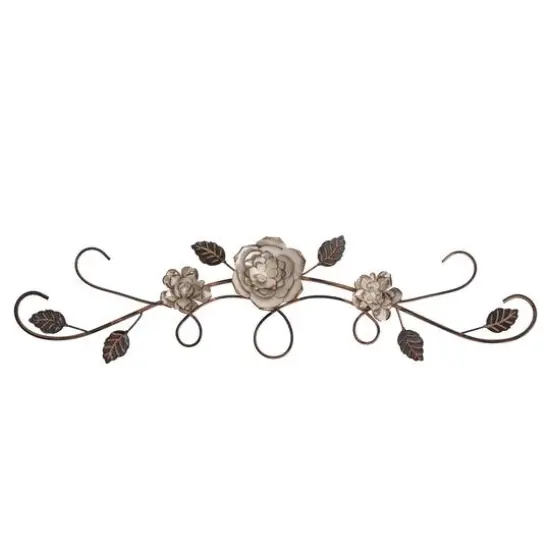 Habitat Decor 32" Astera Floral Metal Wall Art {1}