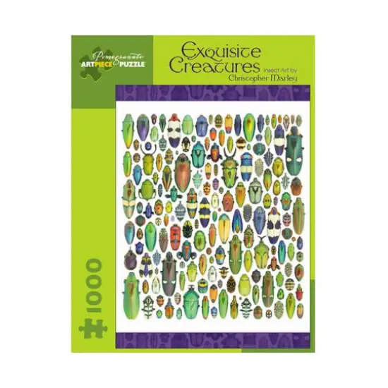 Pomegranate Artpiece Puzzle&trade; Christopher Marley Exquisite Creatures Insect Art 1000 Piece Puzzle {1}