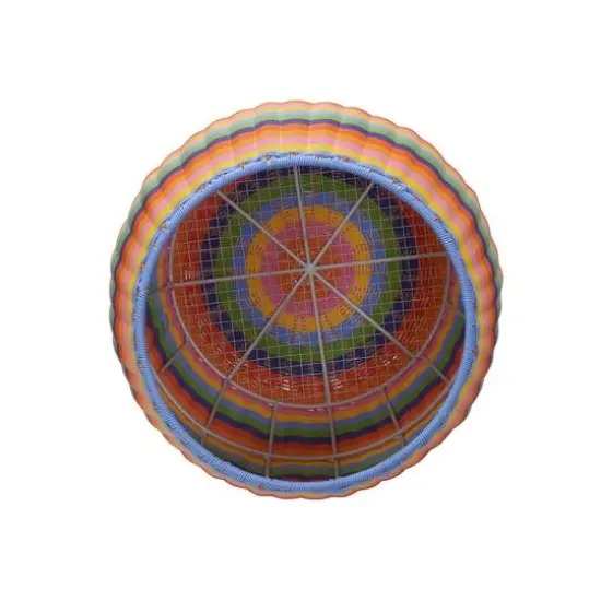 Household Essentials 18" Woven Storage End Table Multicolor {8}